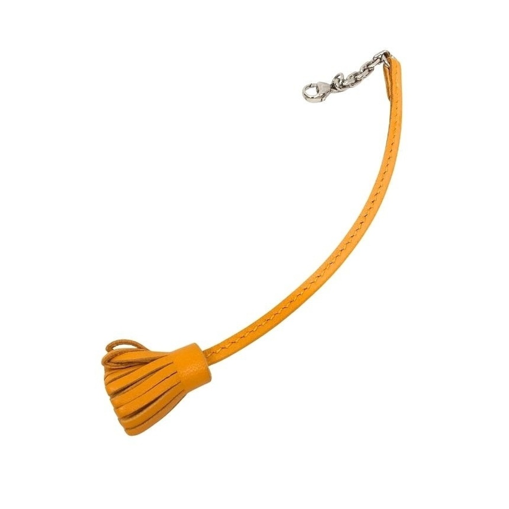 Hermes Carmencita Pompom 17 Yellow Bookmark